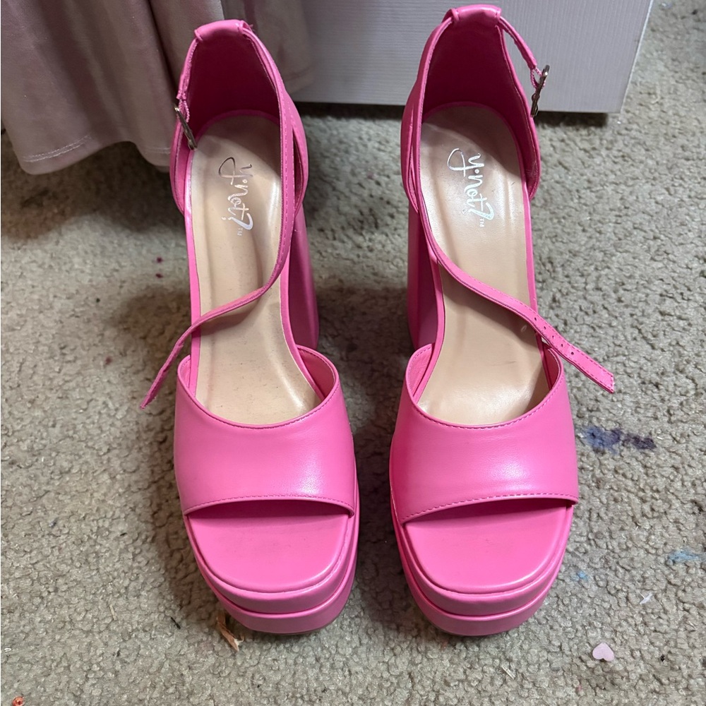 Pink Platform Sandals